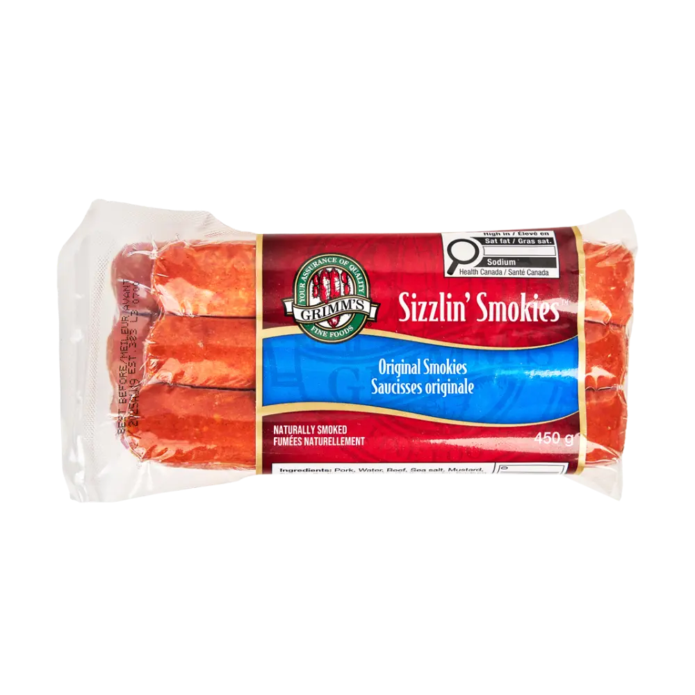 Grimm's  Original Sizzlin Smokies 450G