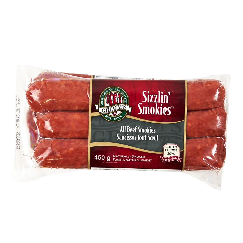 Grimm's  All Beef Sizzlin Smokies 450G