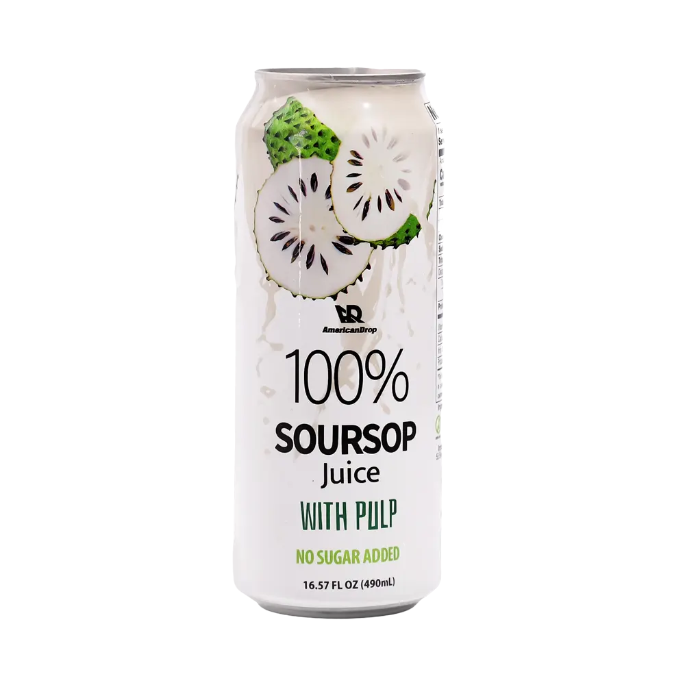 American Drop Soursop 100% Juice With Pulp 490Ml