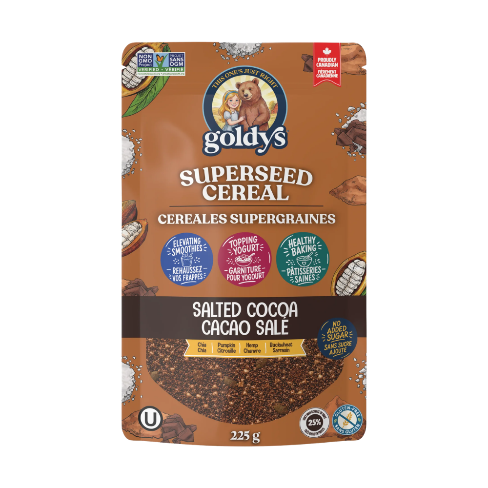 Goldy's Salted Cocoa Super Seed Cereal 225G