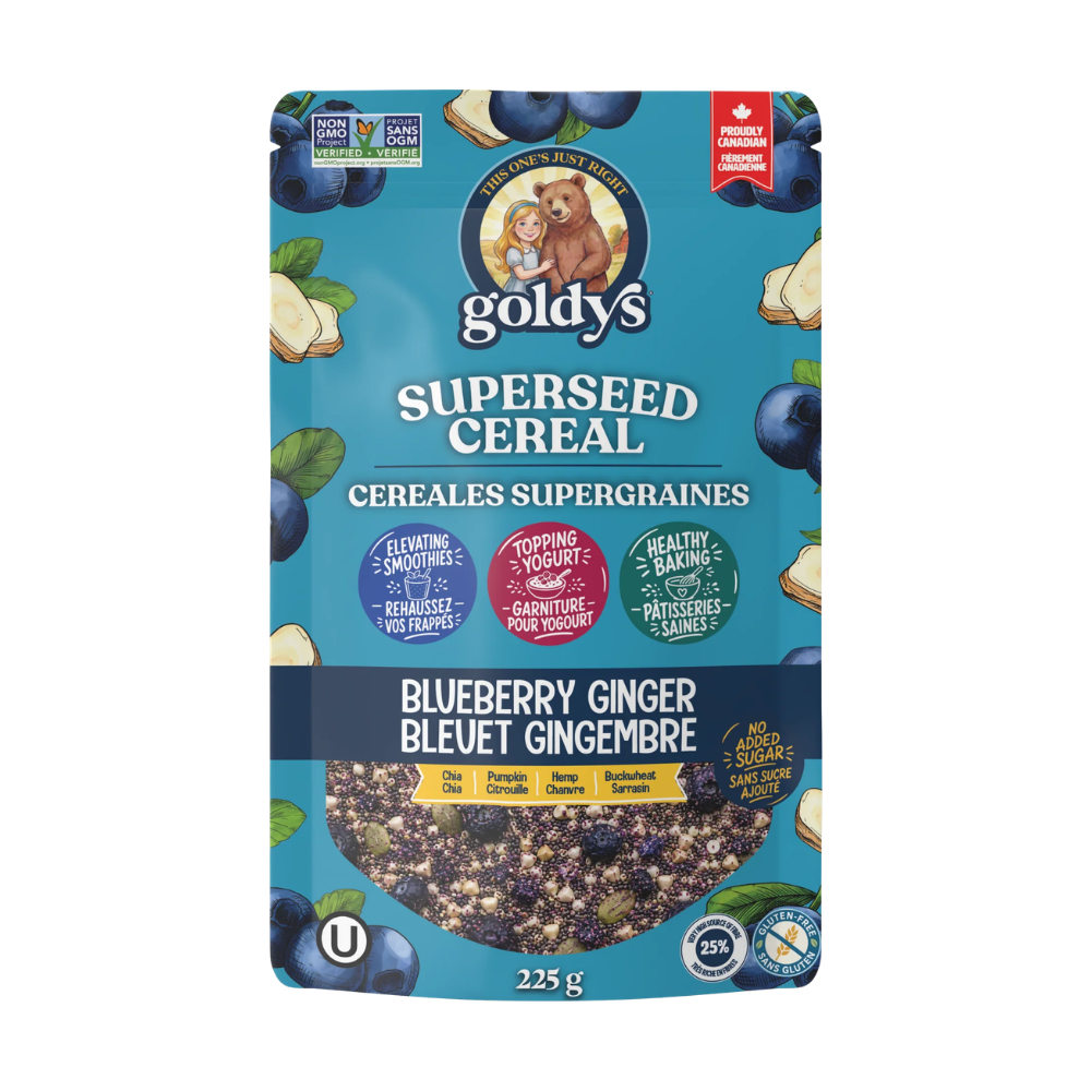 Goldy's Blueberry Ginger Super Seed Cereal 225G