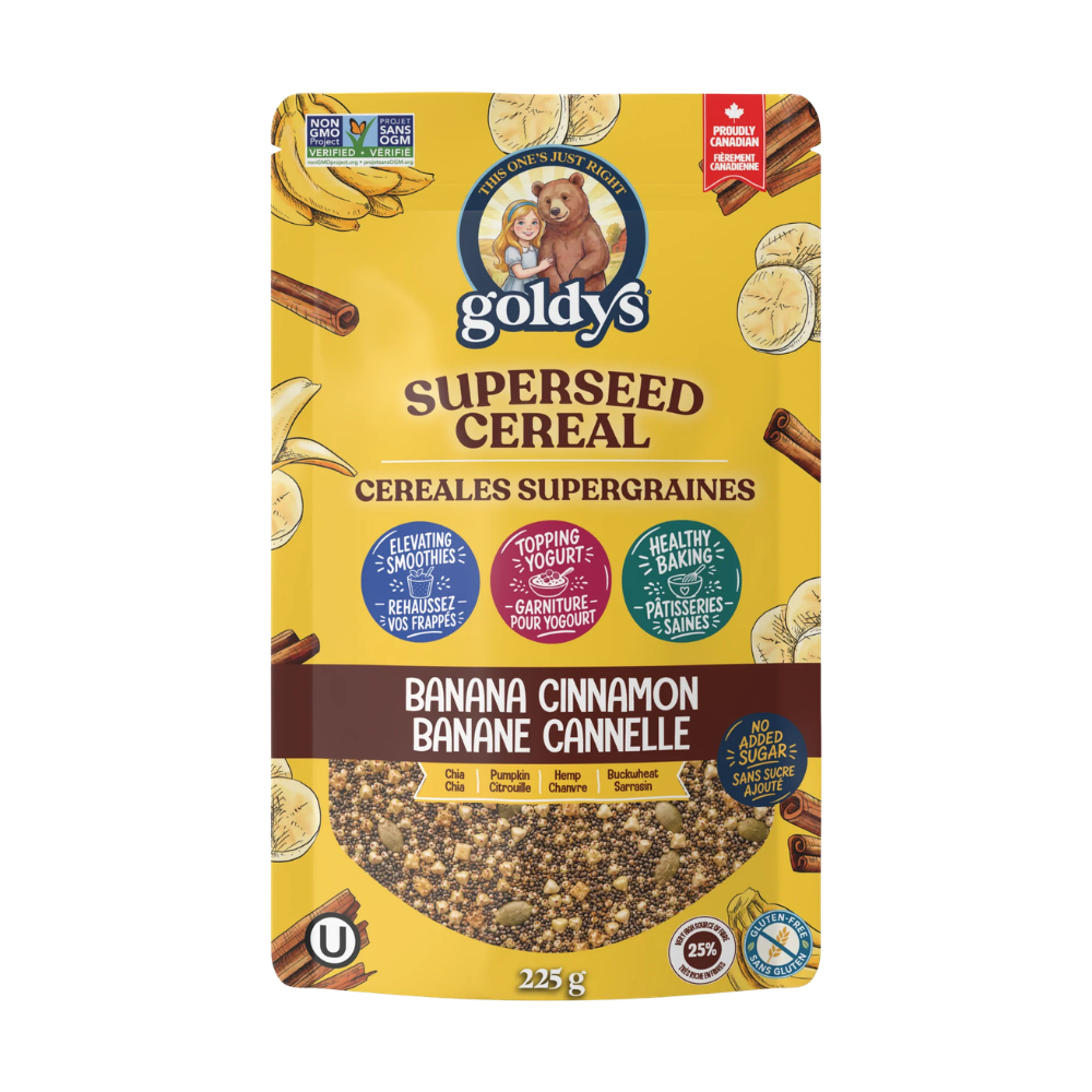 Goldy's Banana Cinnamon Super Seed Cereal 225G
