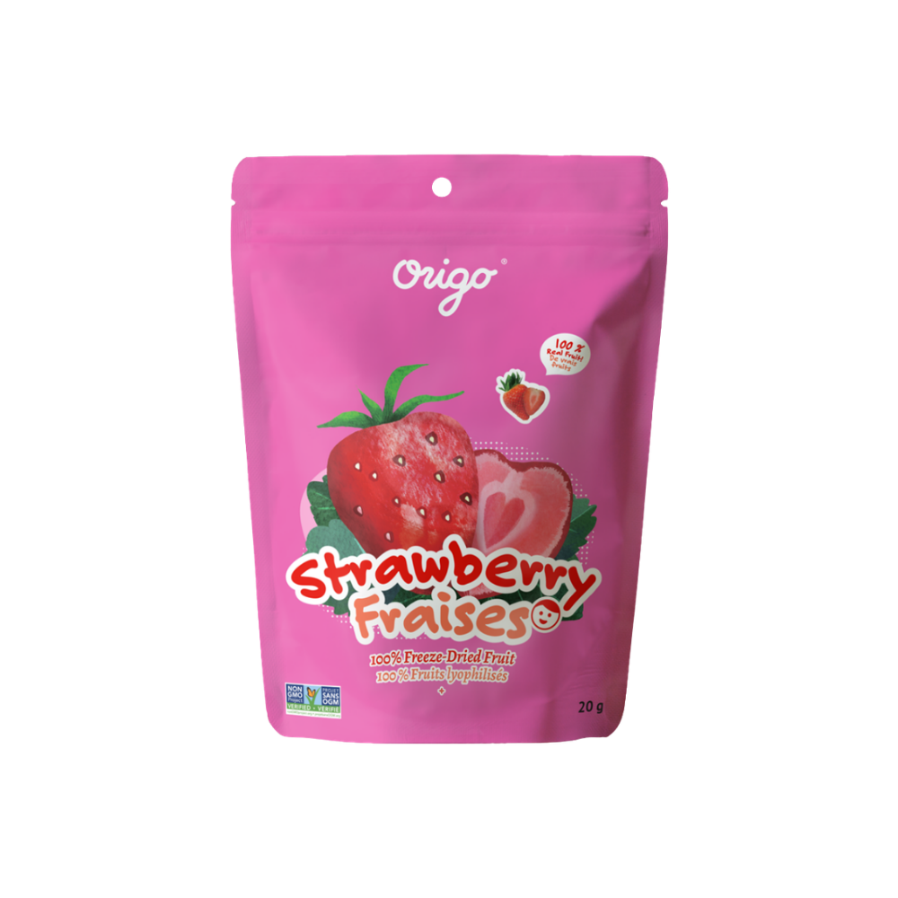 Origo Freeze Dried Strawberries 20G