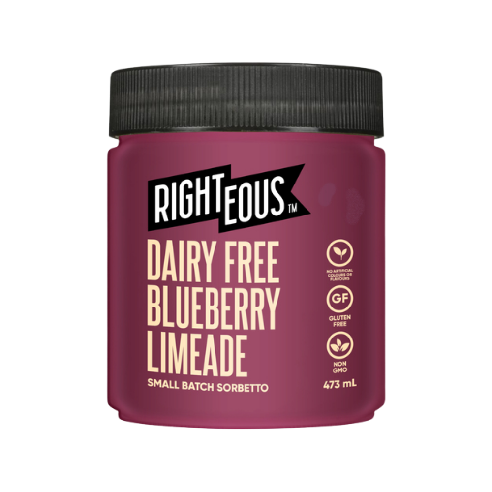 Righteous Df Blueberry Limeade - Sorbetto Sorbetto 473Ml 