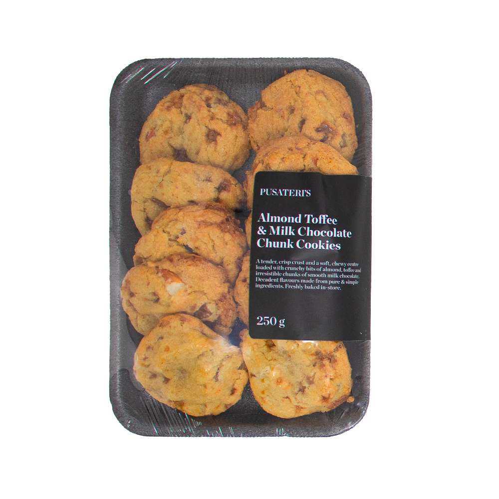 Pusateri's Almond Toffee Cookies 10Pk
