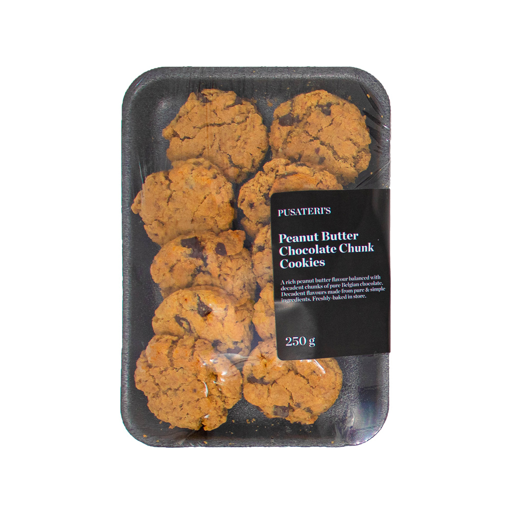 Pusateri's Peanut Butter Chocolate Chunk Cookies 10Pk