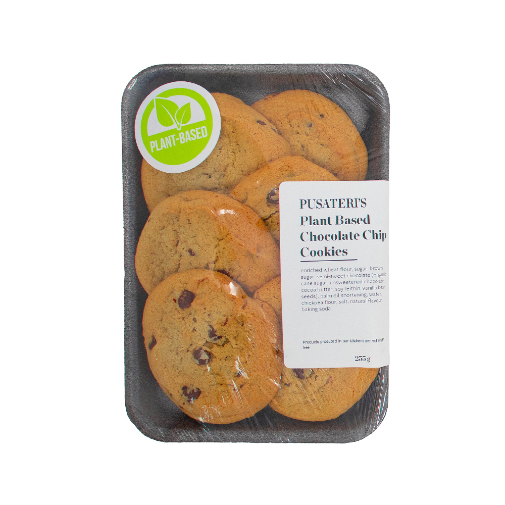 Pusateri's Plant-Based Chocolate Chip Cookie 6 Pack