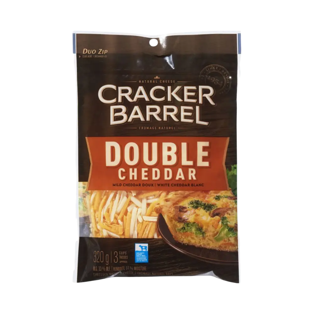 Cracker Barrel Shredded Cheddar Cheese 320g