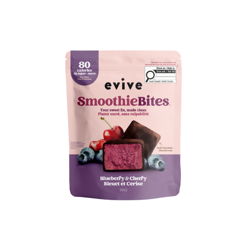 Evive Blueberry Cherry Acai Smoothie Bites 144G