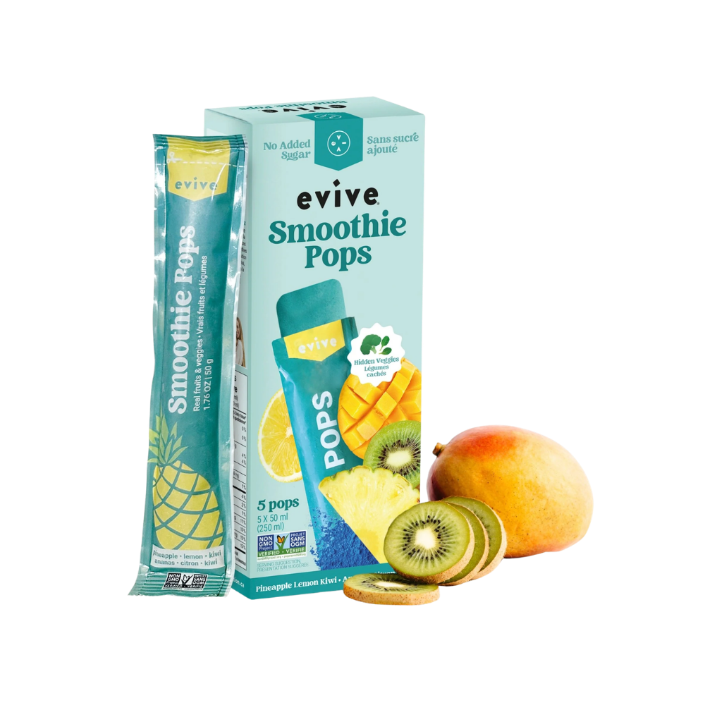 Evive Pineapple Kiwi Lemon Smoothie Pops 250G