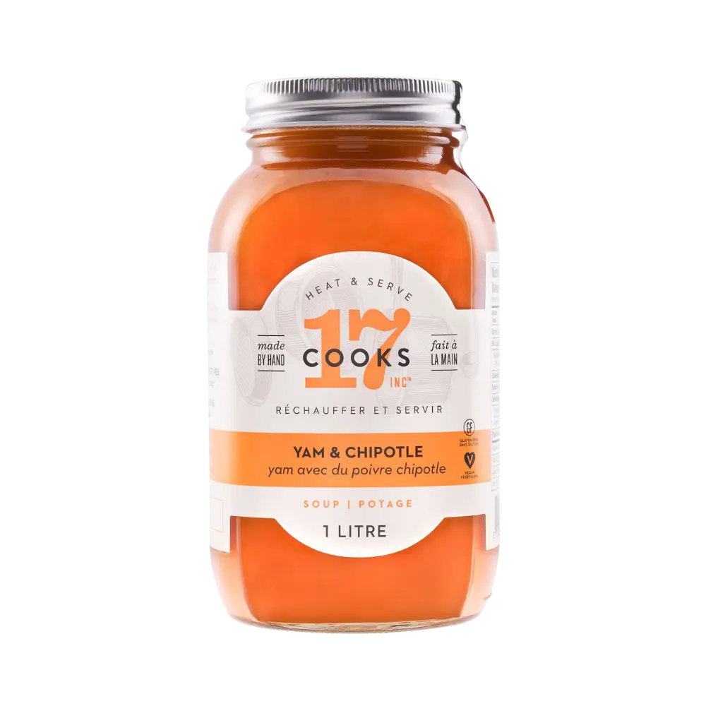 17 Cooks Inc Yam & Chipotle Soup 1L