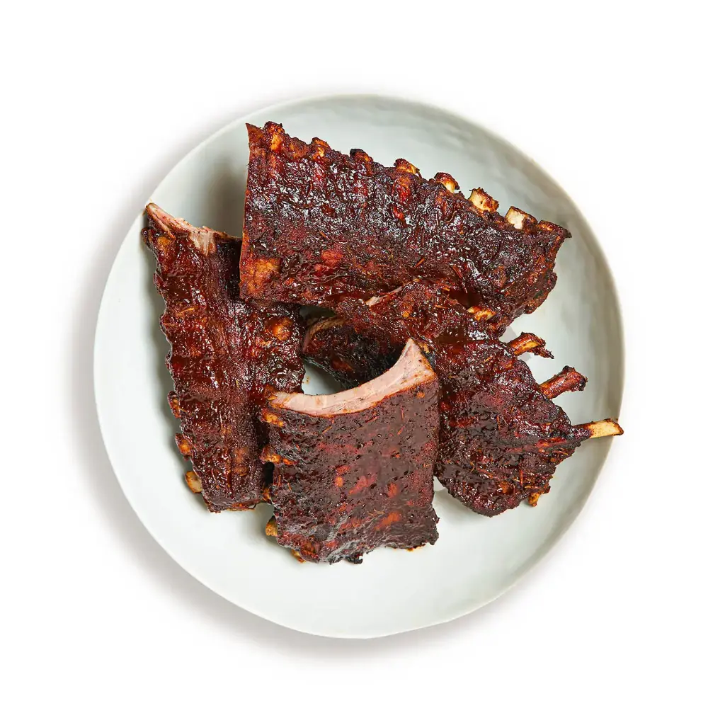 Sweet and Smokey BBQ Glazed Baby Back Ribs  1ea