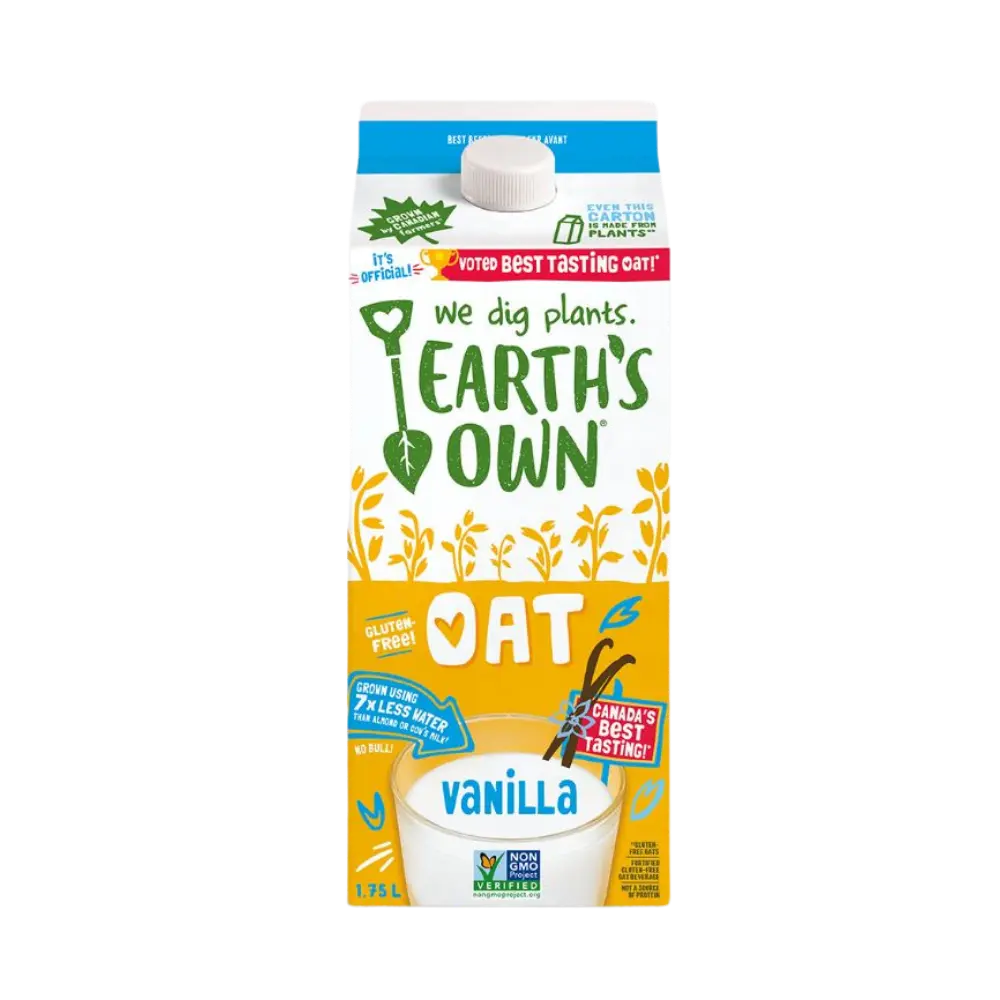 Earth's Own Vanilla Oat Milk 1.75Lt