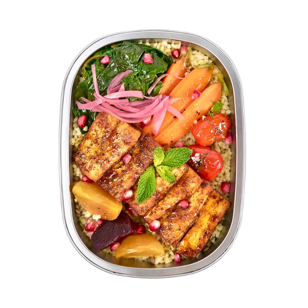 Roasted Halloumi With Bulgur Pilaf 400g