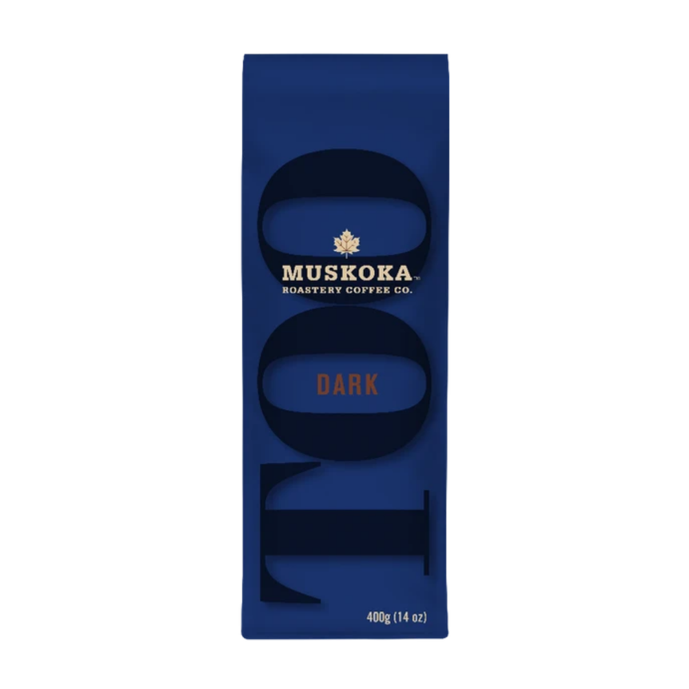 Muskoka Coffee Too Dark Ground Coffee 400g