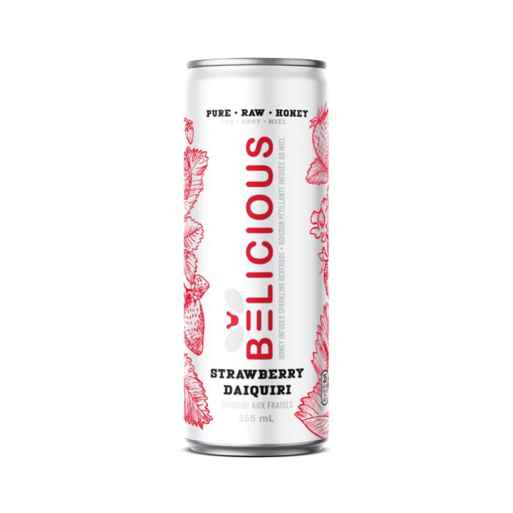 Belicious Strawberry Daiquiri Sparkling Beverage 355Ml