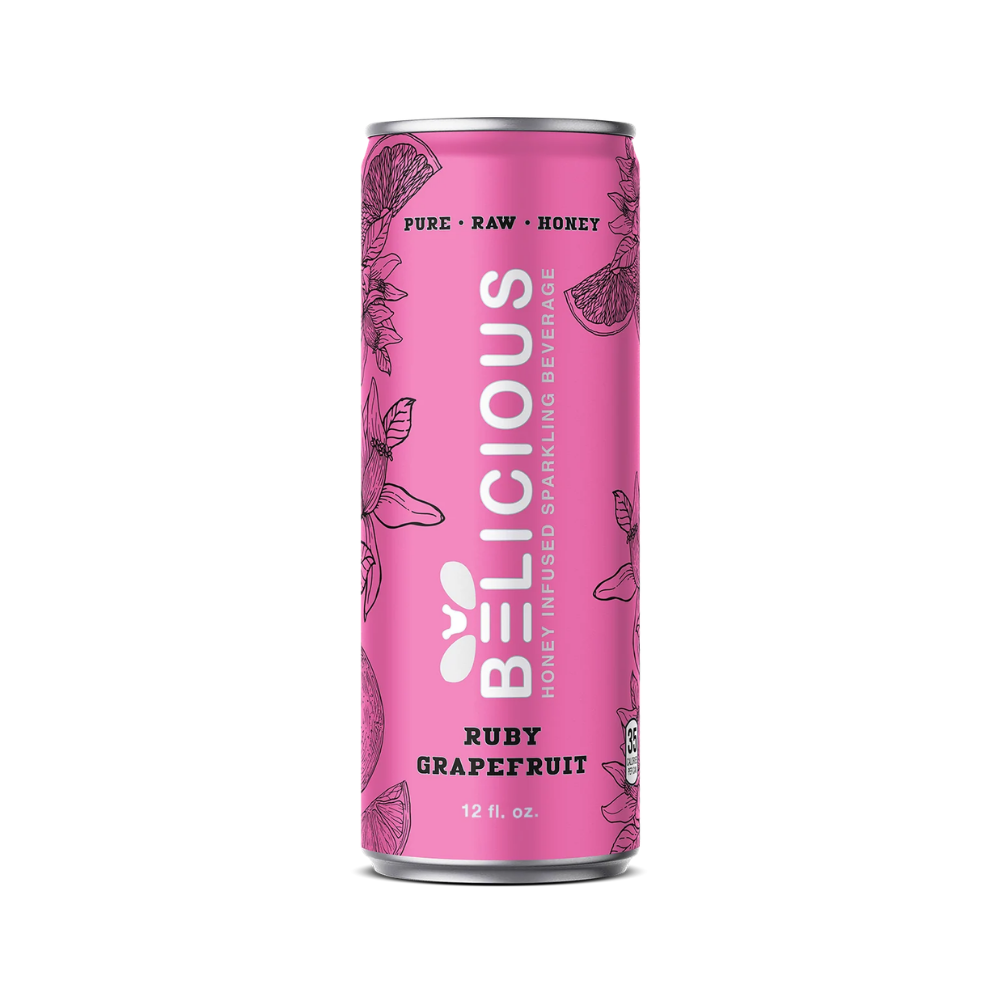 Belicious Ruby Grapefruit Sparkling Beverage 355Ml