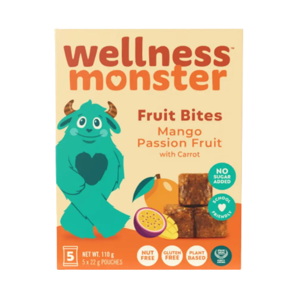 Wellness Monsters Mango Passion Fruit Fruit Bites 5Pk