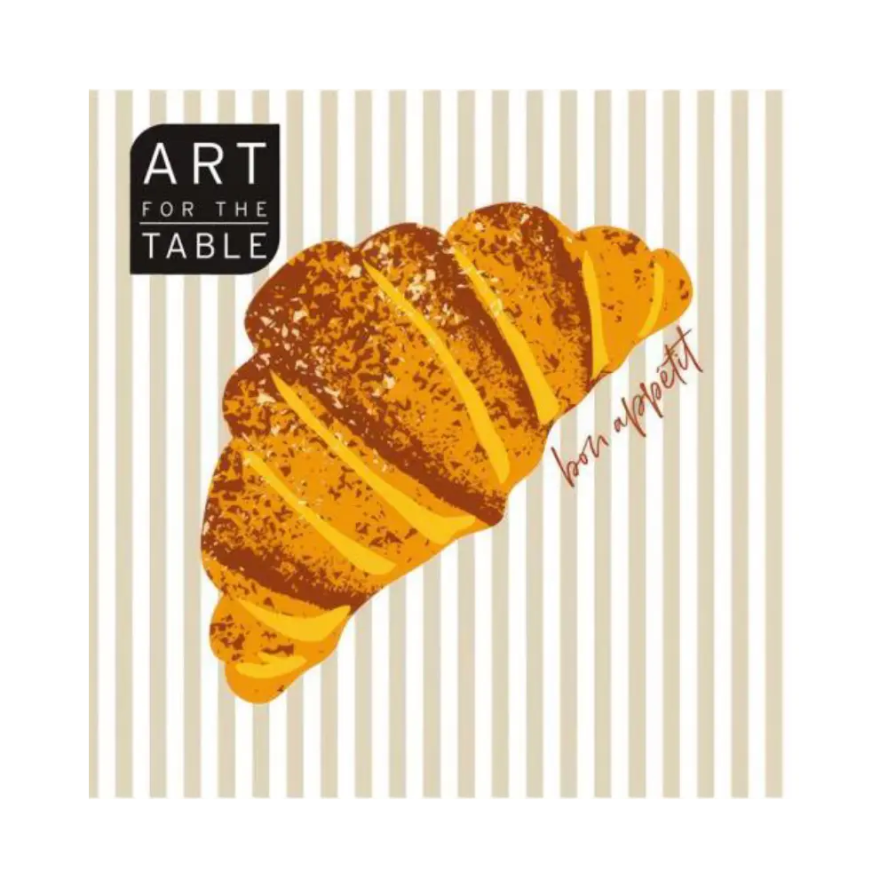 Art For The Table Croissant 20Pc 13In Napkins 20Pc