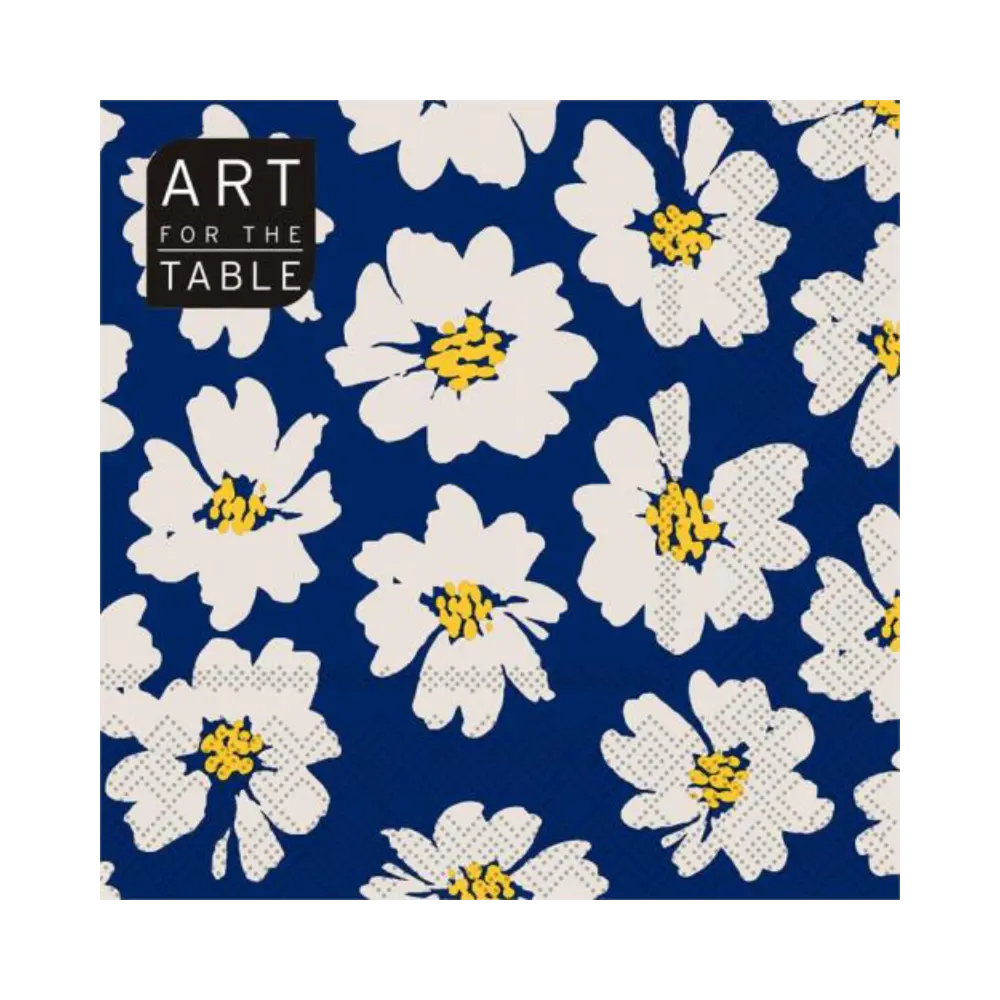 Art For The Table Daysies 20Pc 13In Napkins 20Pc