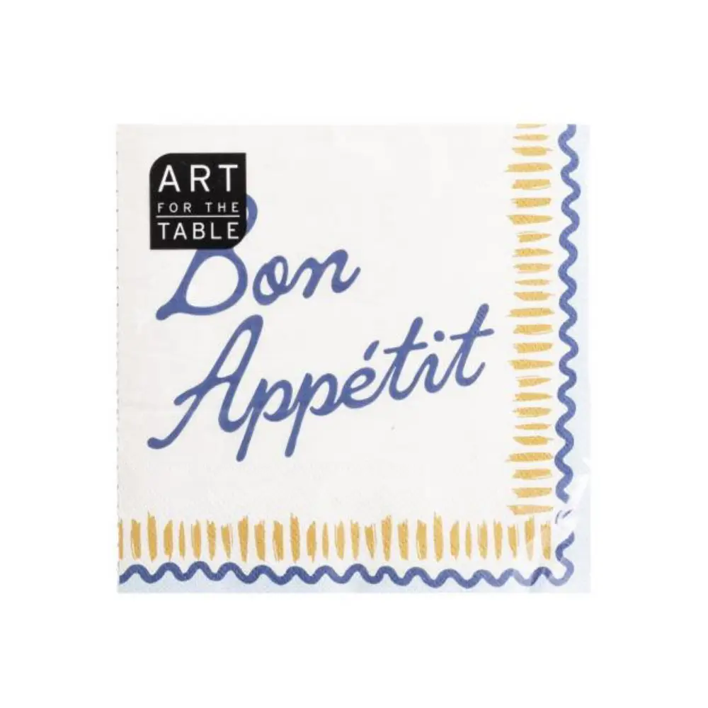 Art For The Table Bon Appetit 20Pc 13In Napkins 20Pc