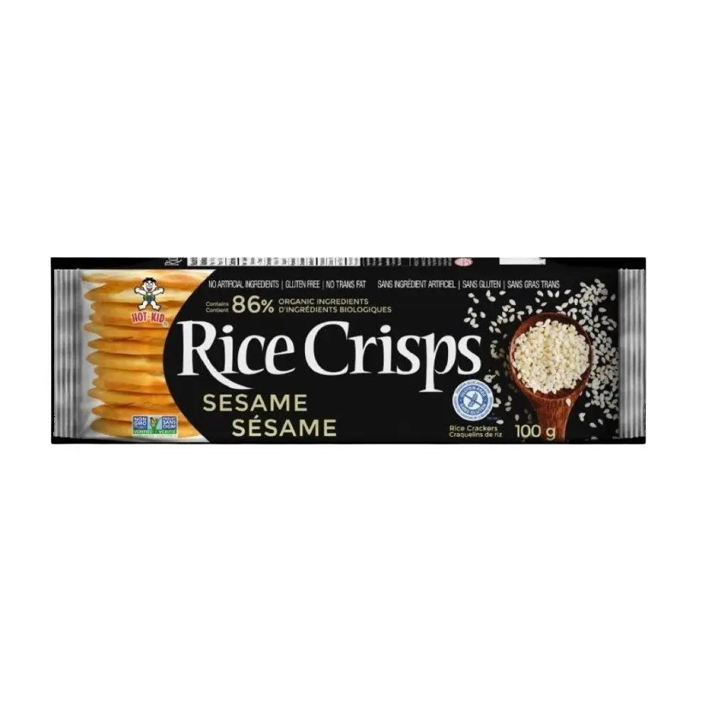 Hot Kid Rice Crisps Sesame 100g
