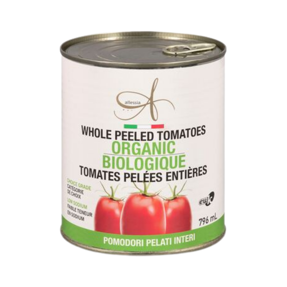 Allessia Organic Whole Tomato 796Ml