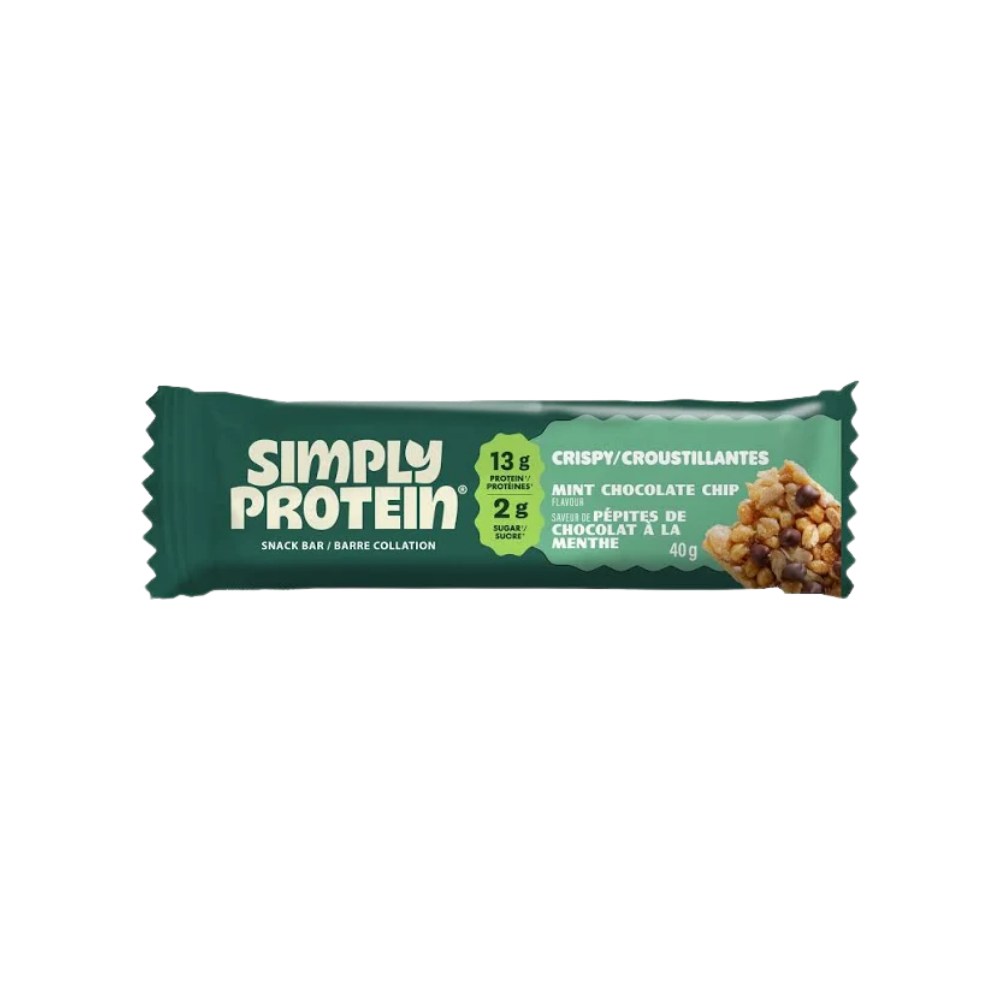 Simply Protein Mint Chocolate Chip Snack Bar 40G