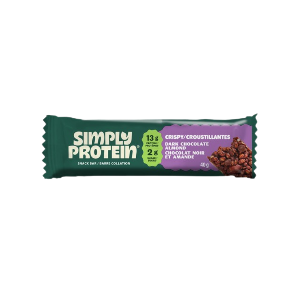 Simply Protein Dark Chocolate Almond Protein Bar 40G