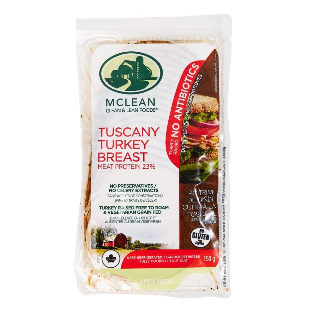 Mclean  Sliced Tuscany Turkey 150G