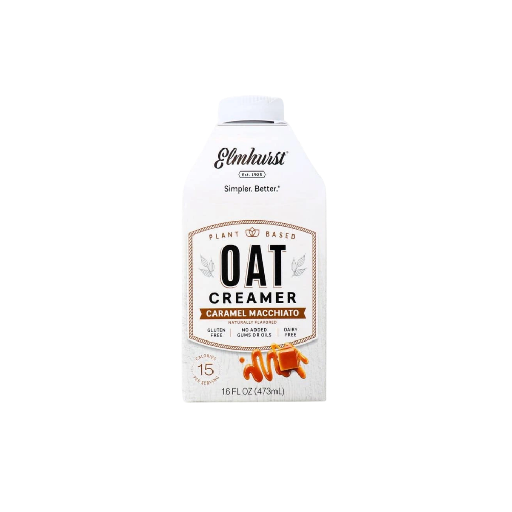Elmhurst Caramel Macchiato Oat Creamer 473Ml