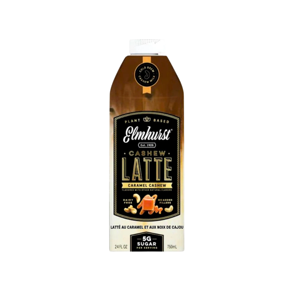 Elmhurst Caramel Cashew Latte 750Ml