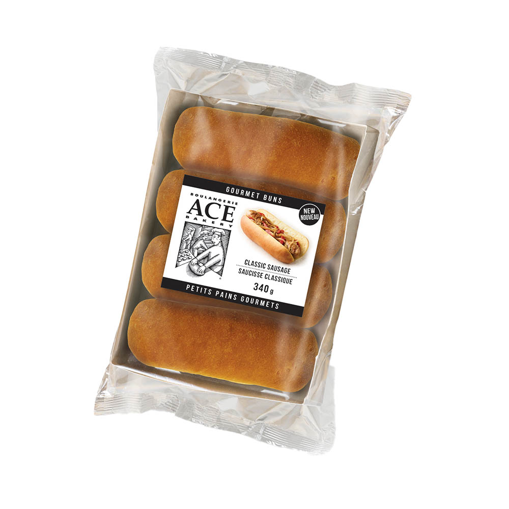 Ace White Hot Dog Buns 408G