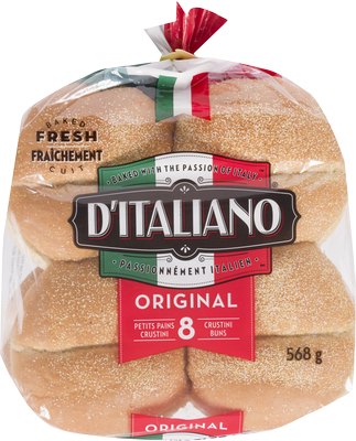 D'Italiano Hamburger Buns 568g