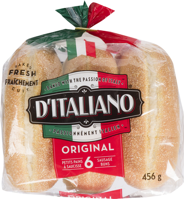 D'Italiano Sausage Buns 456g