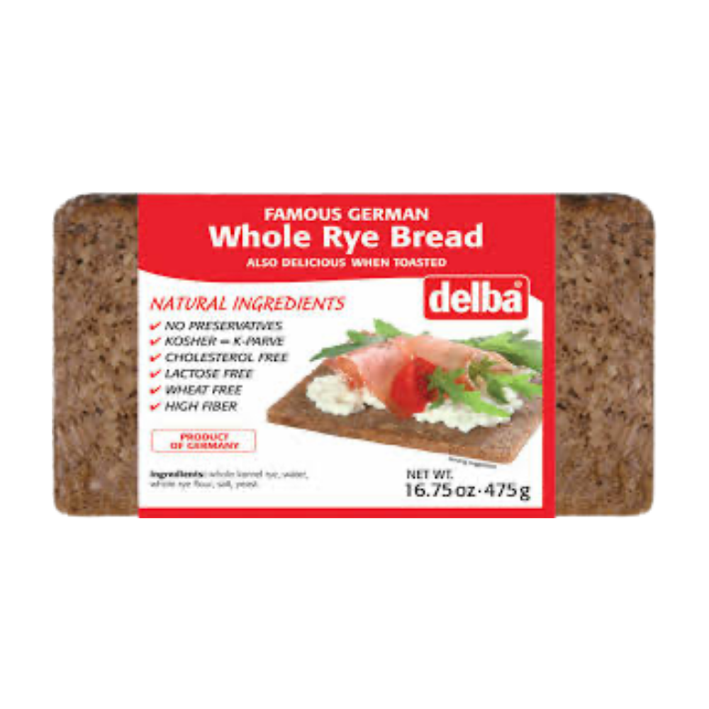 Delba Rye Bread 475G