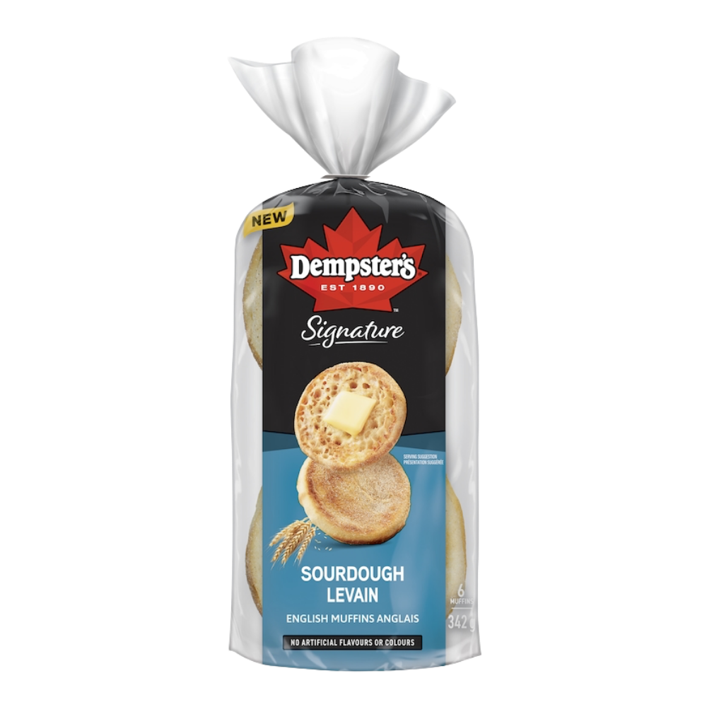 Dempster's Sourdough English Muffins 342G