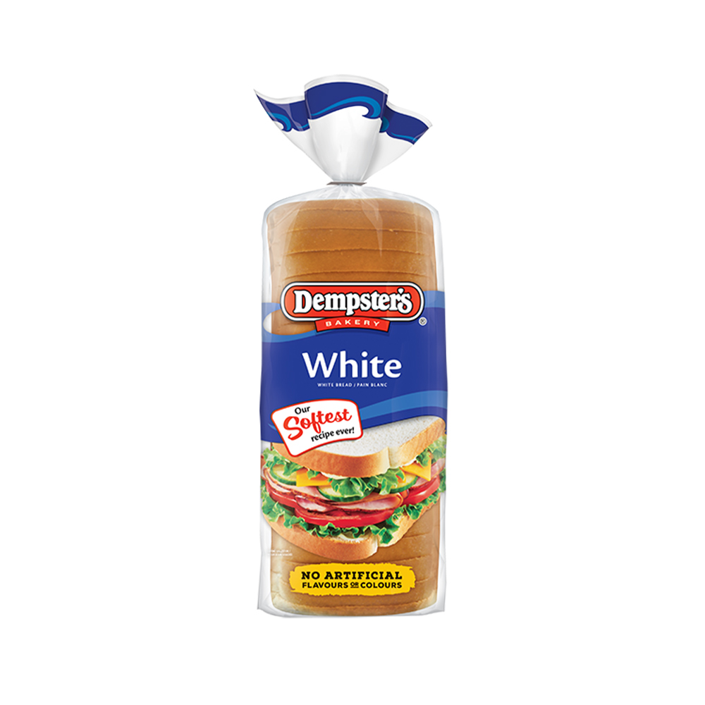 Dempster's Enriched White Bread 675G