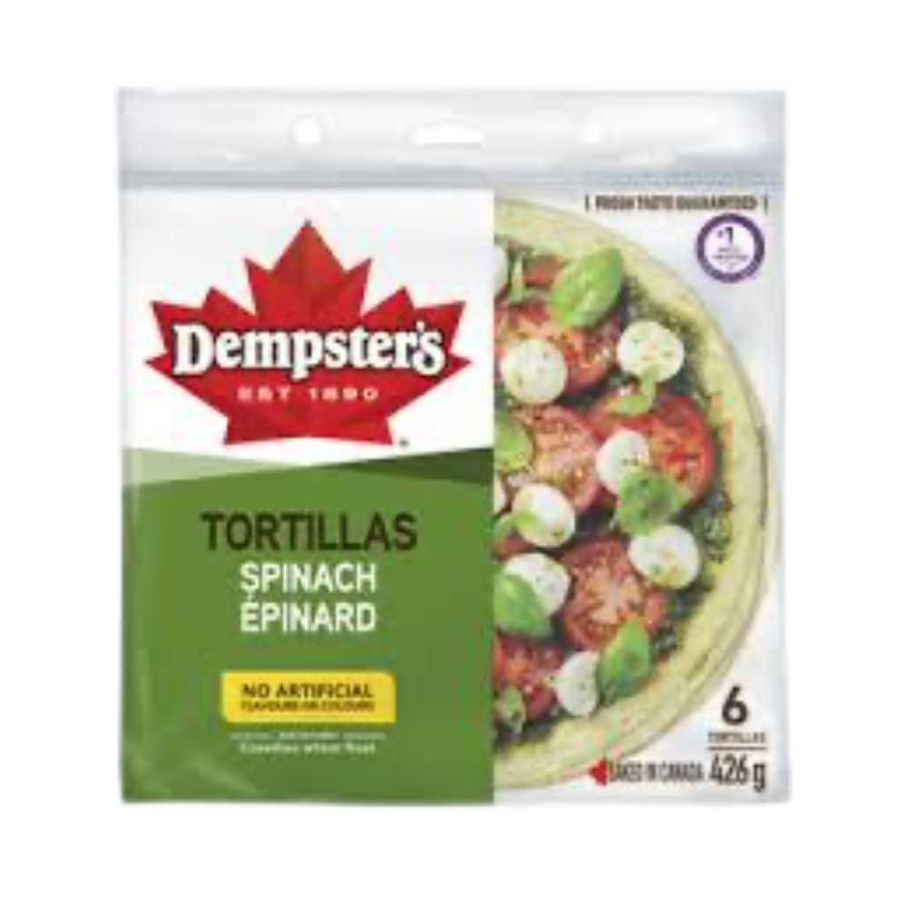 Dempster's Fltbrd 10" Spnch Wrap 6pc