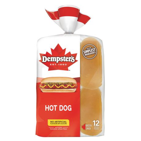 Dempsters Original Hot Dog Buns 8Pk