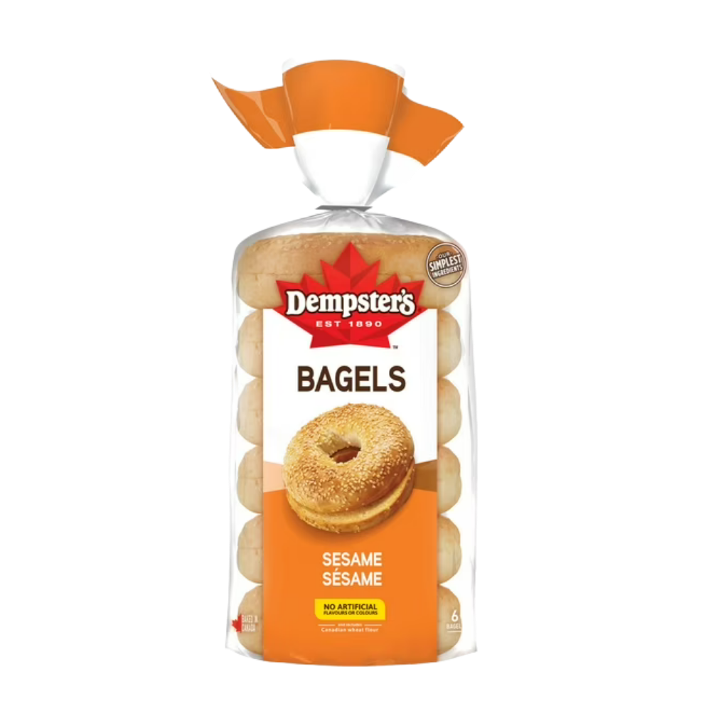 Dempsters Sesame Bagels 450G