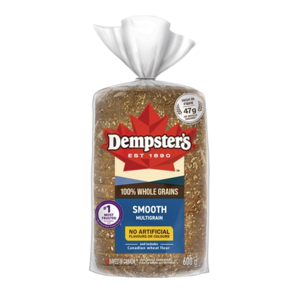 Dempsters Smooth Multigran Bread 600G