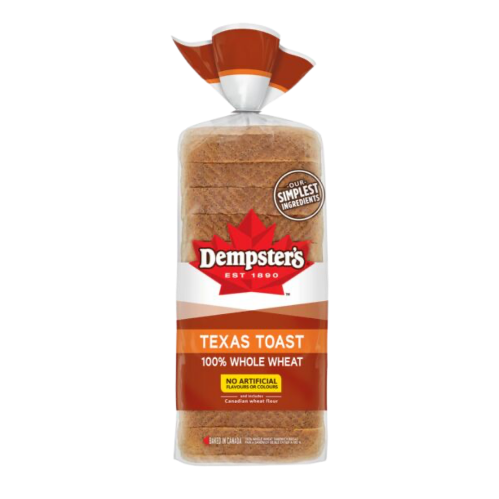Dempsters Texas Whole Wheat Toast 675G