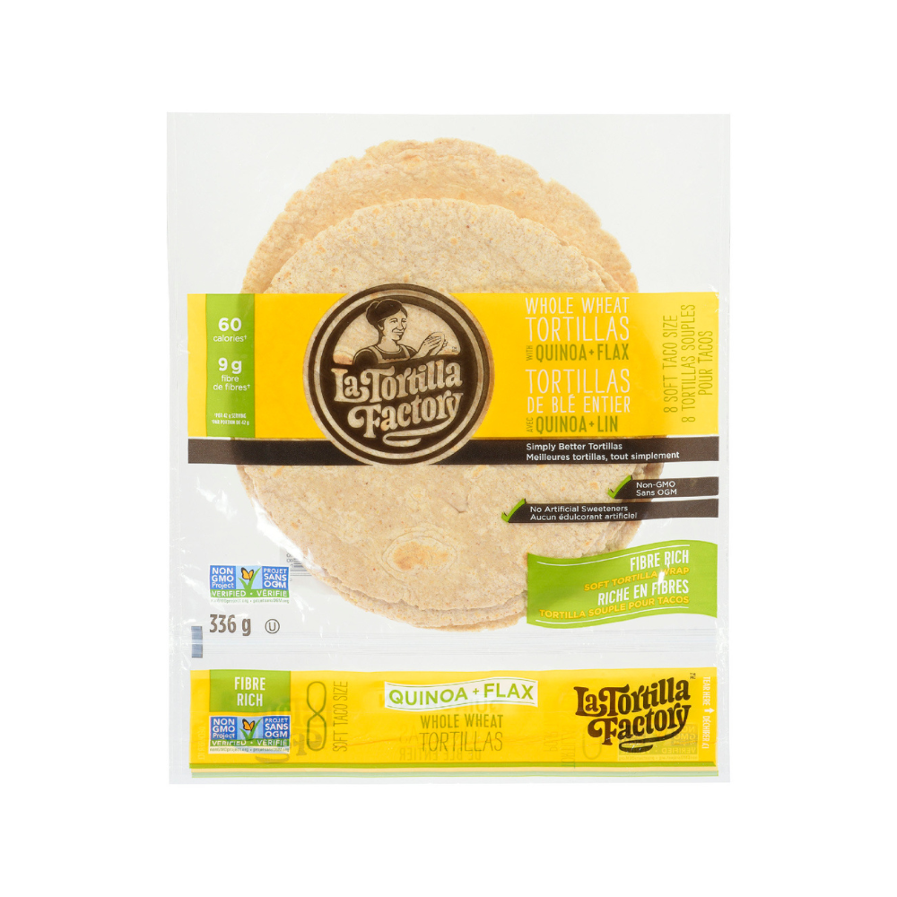 La Tortilla Factory Quinoa And Flax Tortillas 336G