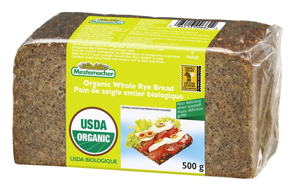 Mestemacher Organic Rye Bread 500g