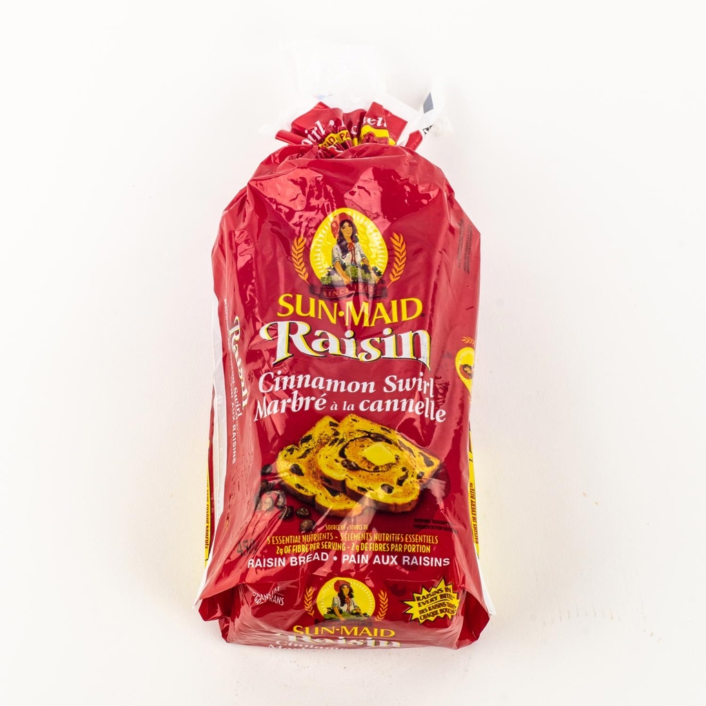Sunmaid Raisin Cinnamon Swirl 450G