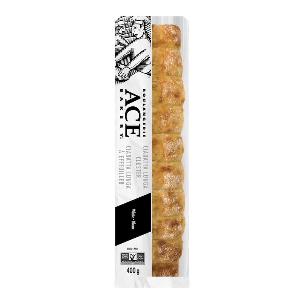 Ace Bakery Ciabatta Lunga Cluster 400g
