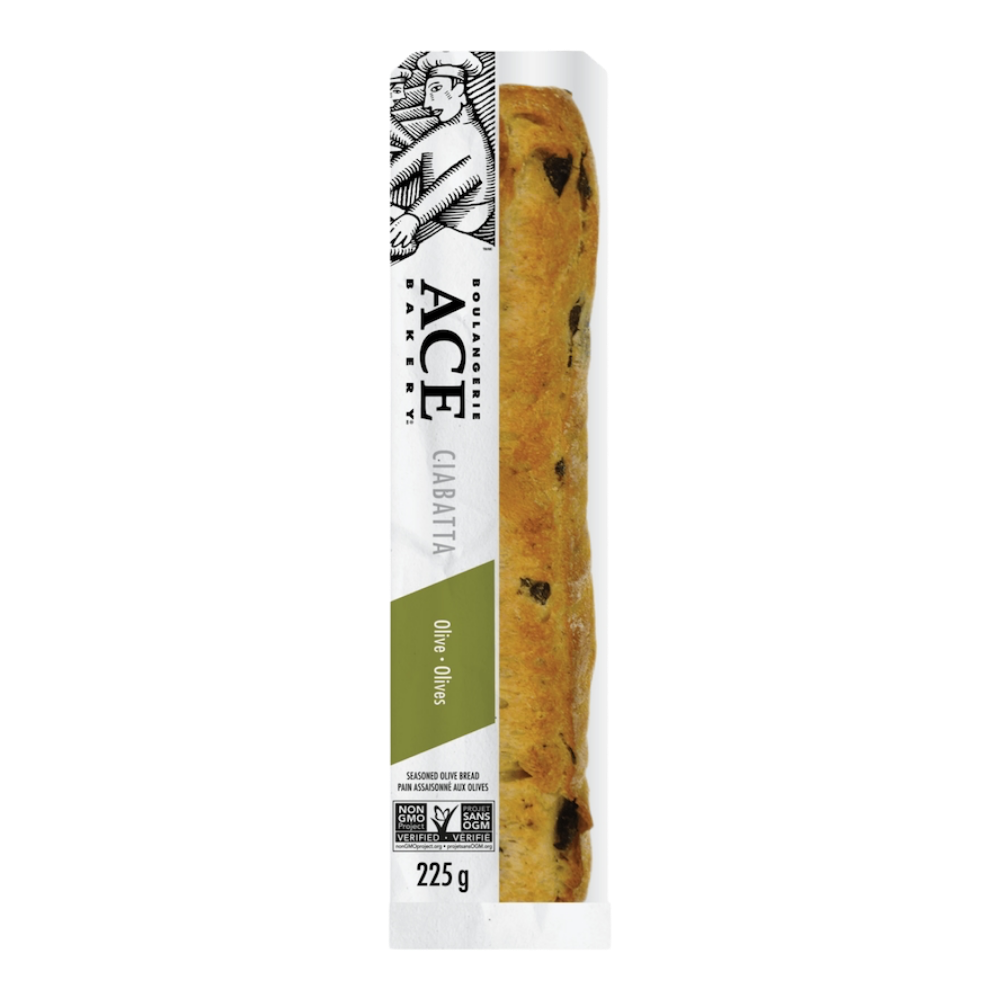Ace Bakery Olive Ciabatta 225g