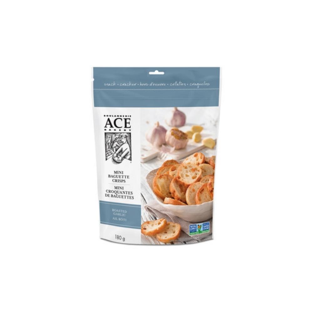 Ace Bakery Roasted Garlic Mini Crisp 180G 