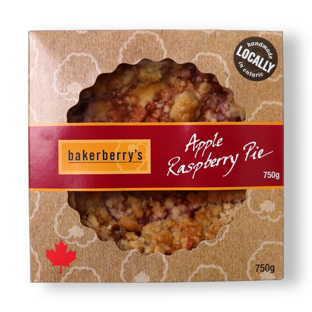 Bakerberry's Apple Raspberry Pie 750g